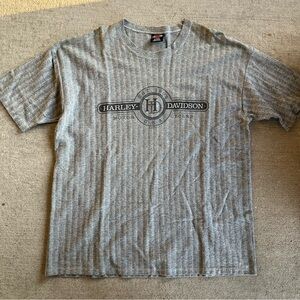 Vintage 90s Harley Davidson striped sturgis South Dakota graphic tee t-shirt